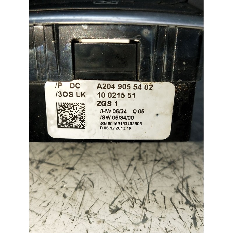 Recambio de mando elevalunas delantero izquierdo para mercedes-benz clase glk (x204) 220 cdi 4-matic (204.984, 204.997) referenc