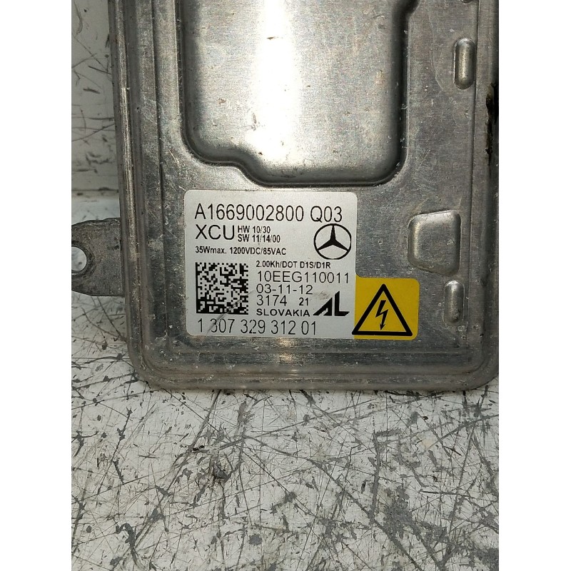 Recambio de centralita faros xenon para mercedes-benz clase glk (x204) 220 cdi 4-matic (204.984, 204.997) referencia OEM IAM A16