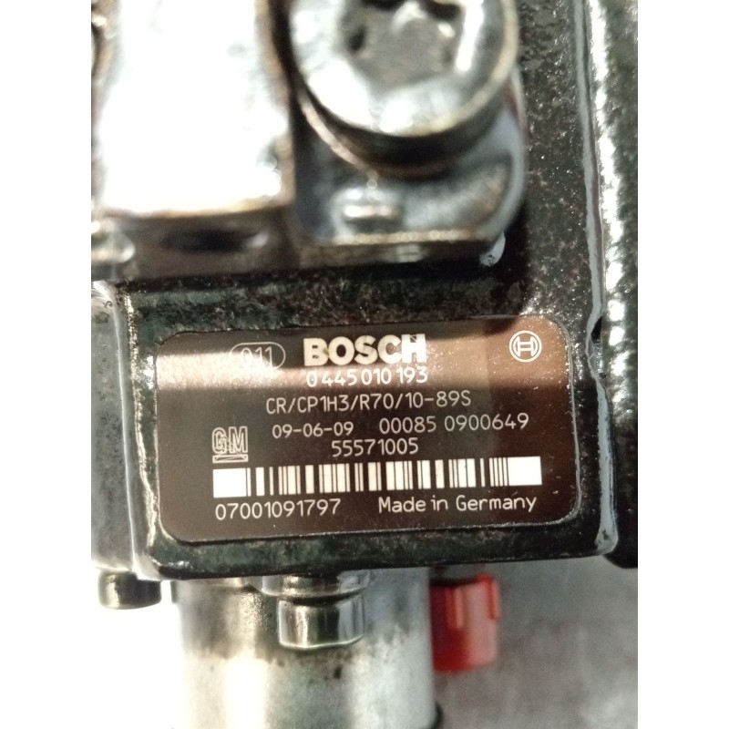 Recambio de bomba inyeccion para opel insignia a sedán (g09) 2.0 cdti (69) referencia OEM IAM 55571005 0445010193 BOSCH