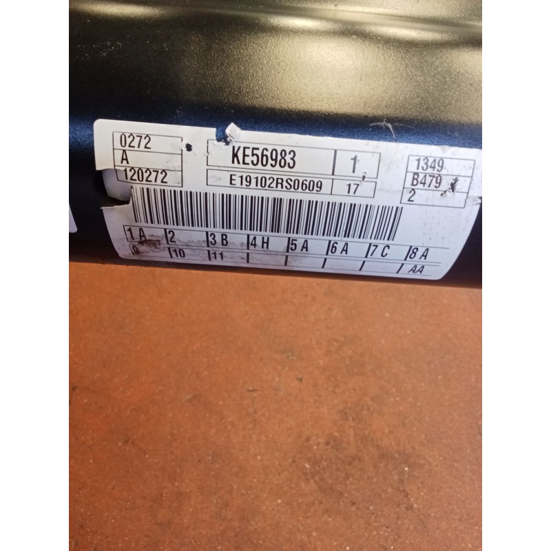 Recambio de puente trasero para ford fiesta (ce1) cool&connect referencia OEM IAM KE56983 E19102RS0609 TAMBOR/ABS