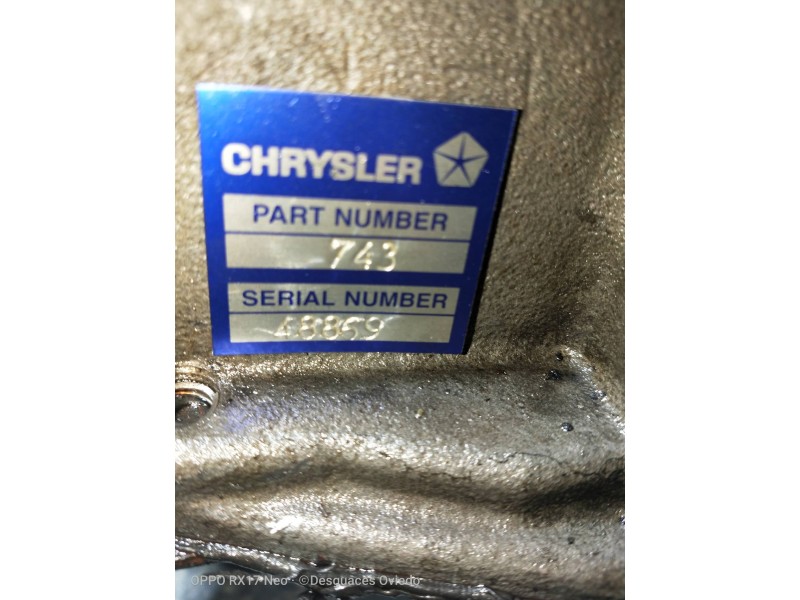 Recambio de caja cambios para chrysler saratoga referencia OEM IAM 743 48859 