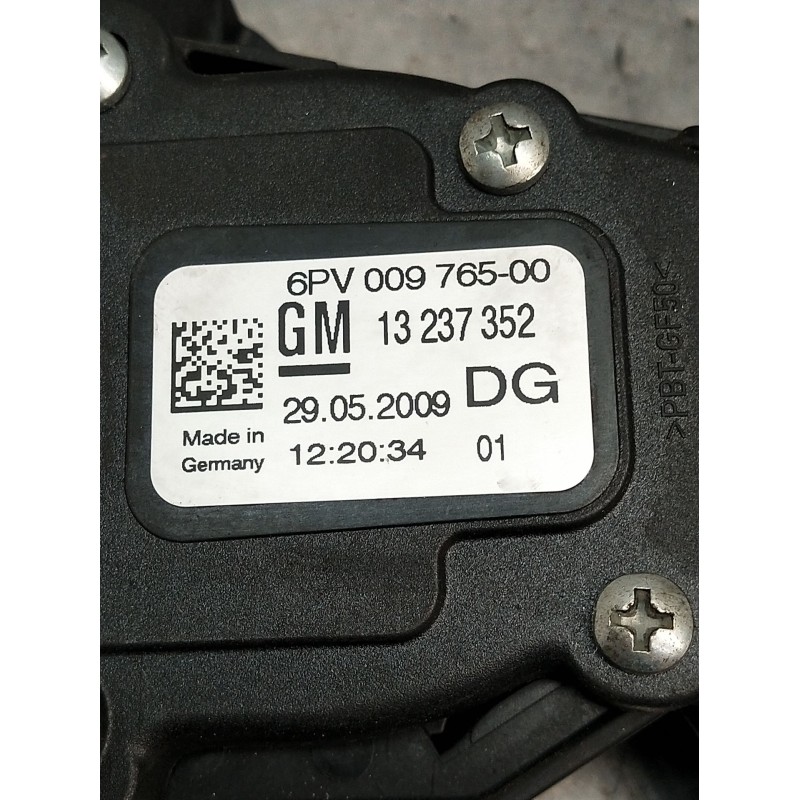 Recambio de potenciometro pedal para opel insignia a sedán (g09) 2.0 cdti (69) referencia OEM IAM 6PV00976500 13237352 