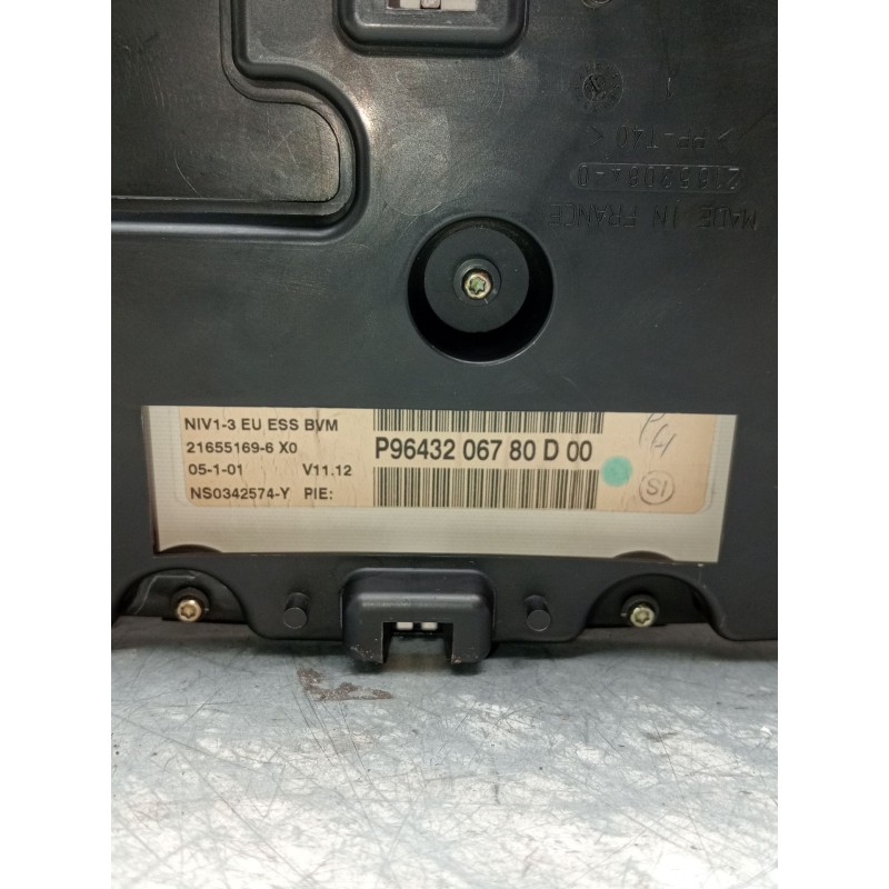 Recambio de cuadro instrumentos para citroën xsara break (n2) 1.6 16v referencia OEM IAM P9643206780D  
