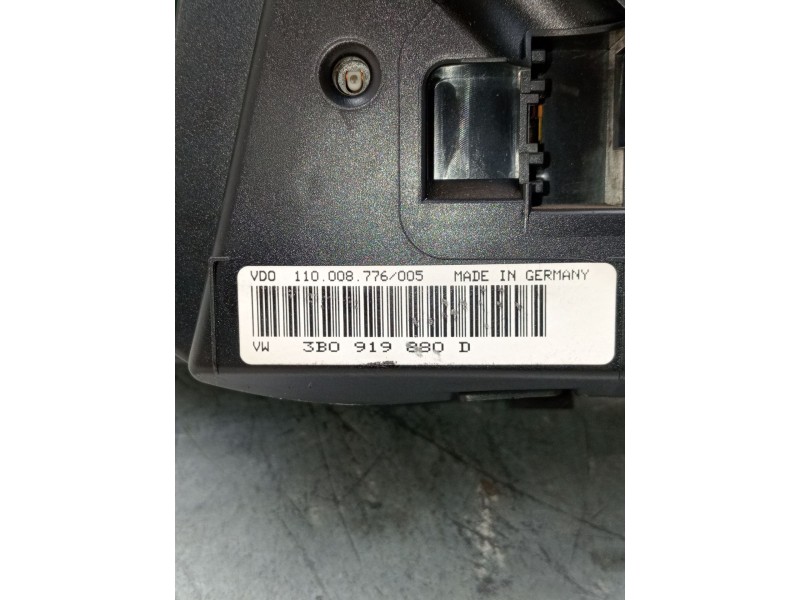 Recambio de cuadro instrumentos para volkswagen passat b5 (3b2) 1.9 tdi referencia OEM IAM 110008776 3B0919880D 