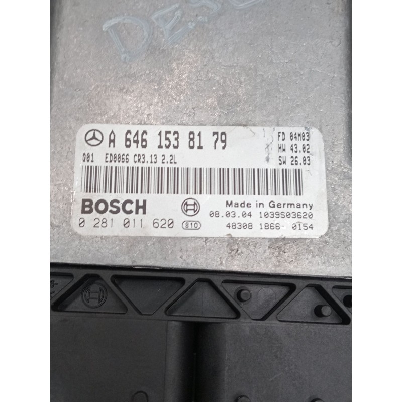 Recambio de centralita motor uce para mercedes-benz clase c (w203) c 200 cdi (203.007) referencia OEM IAM   