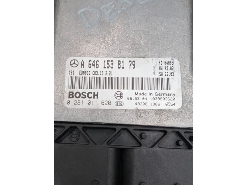 Recambio de centralita motor uce para mercedes-benz clase c (w203) c 200 cdi (203.007) referencia OEM IAM   
