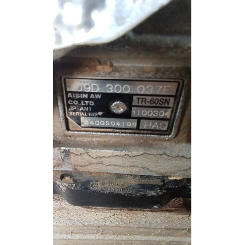 Recambio de caja cambios para volkswagen touareg (7la, 7l6, 7l7) 5.0 v10 tdi referencia OEM IAM HAQ AUTOMATICO 09D300037E 04CQ30