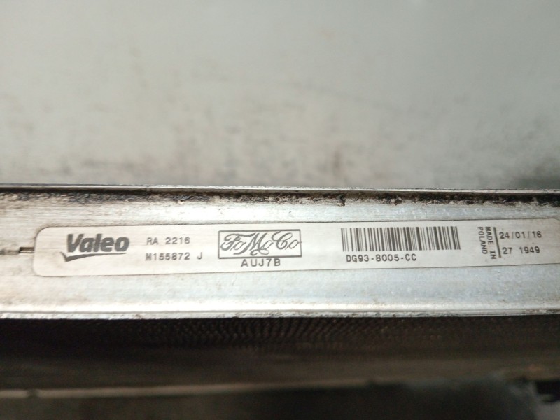Recambio de radiador agua para ford s-max (cj, wa6) 2.0 tdci referencia OEM IAM DG938005CC M155872J AUJ7B