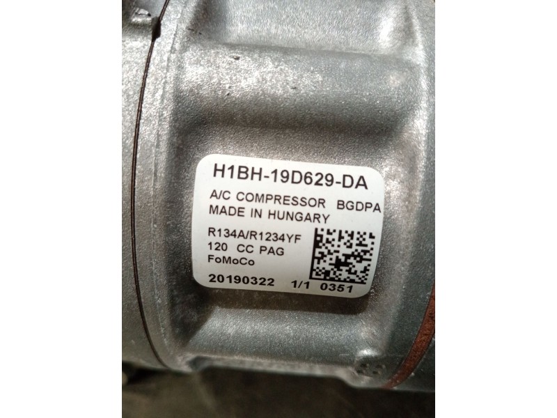 Recambio de compresor aire acondicionado para ford fiesta (ce1) cool&connect referencia OEM IAM H1BH19D629DA  