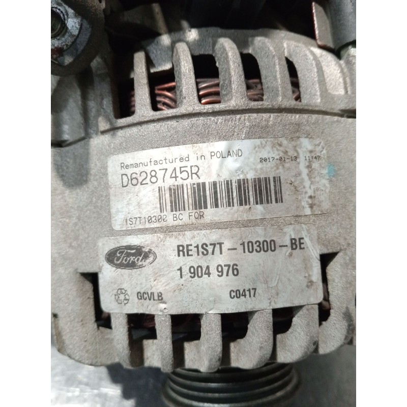Recambio de alternador para ford mondeo iii turnier (bwy) 2.0 16v tddi / tdci referencia OEM IAM RE1S7T10300BE 1904976 D628745R