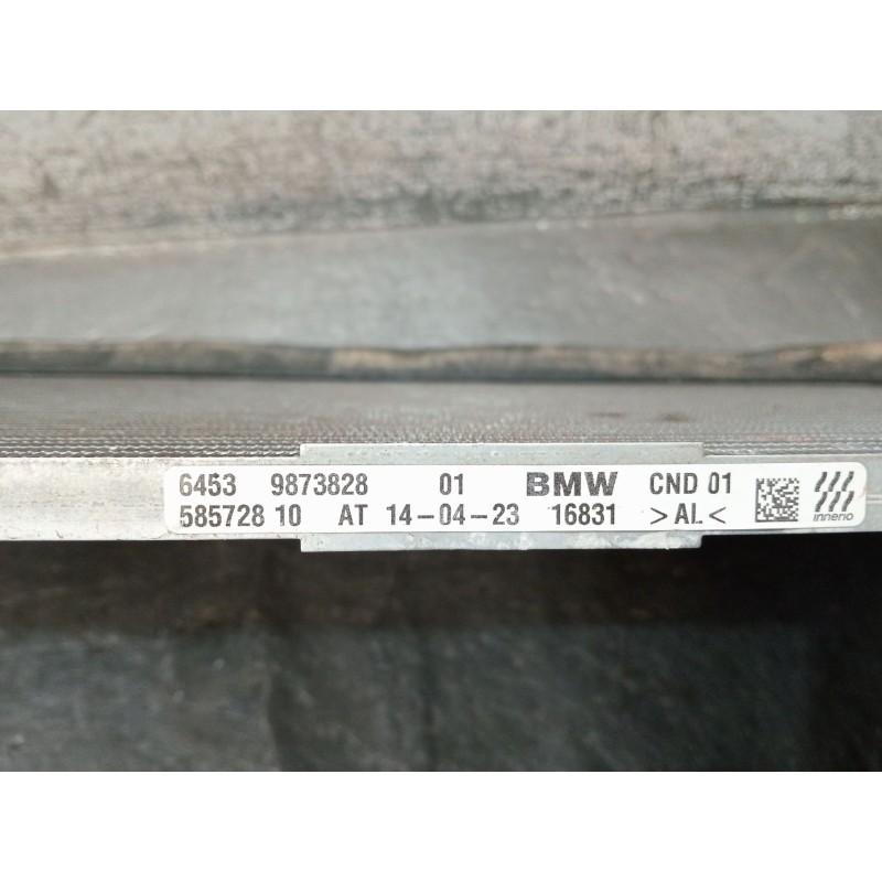 Recambio de condensador / radiador aire acondicionado para bmw x1/ix1 u11 x1 sdrive18d referencia OEM IAM 6453987382801 58572810