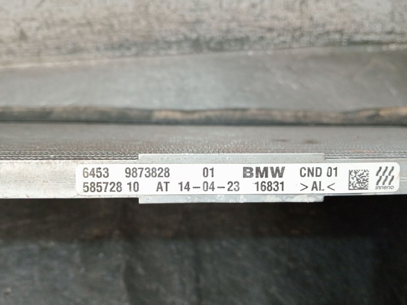 Recambio de condensador / radiador aire acondicionado para bmw x1/ix1 u11 x1 sdrive18d referencia OEM IAM 6453987382801 58572810