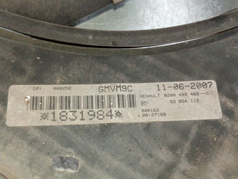 Recambio de electroventilador para nissan primastar furgoneta (x83) 2.0 dci 115 referencia OEM IAM 8200409469 93854112 1831984