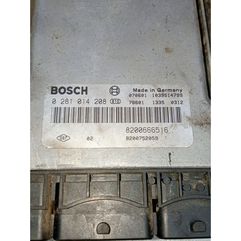 Recambio de centralita motor uce para nissan primastar furgoneta (x83) 2.0 dci 115 referencia OEM IAM 0281014208 8200666516 1039