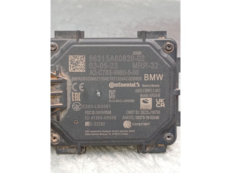 Recambio de modulo electronico para bmw x1/ix1 u11 x1 sdrive18d referencia OEM IAM A2C7839980500 66315A8082002 