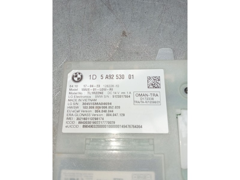 Recambio de modulo electronico para bmw x1/ix1 u11 x1 sdrive18d referencia OEM IAM 5A9253001  