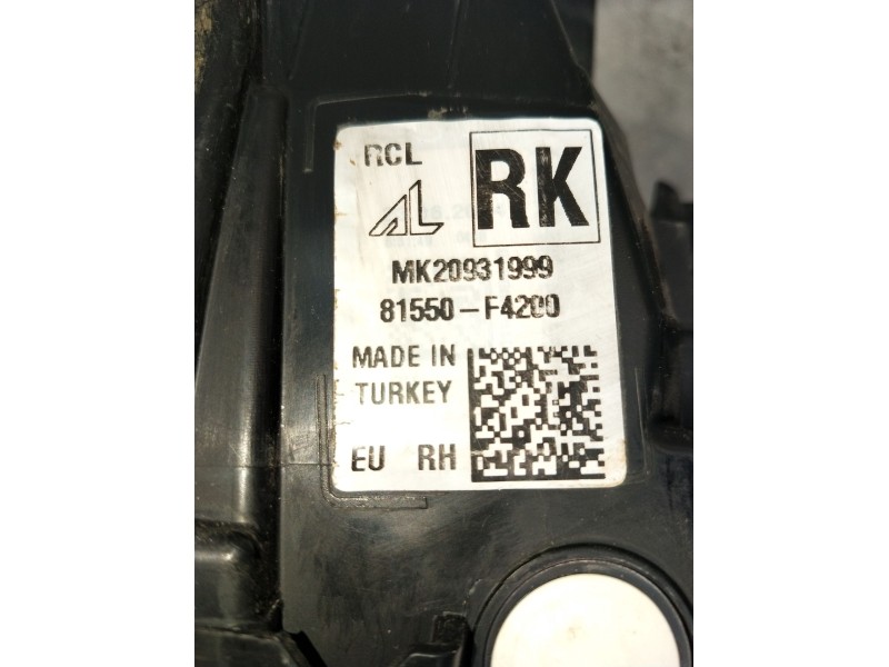 Recambio de piloto trasero derecho para toyota c-hr (_x1_) 2.0 hybrid (maxh10) referencia OEM IAM 81550F4200  