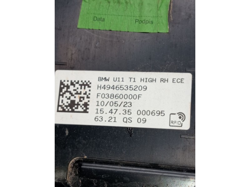 Recambio de piloto trasero derecho para bmw x1/ix1 u11 x1 sdrive18d referencia OEM IAM H4946535209 F03860000F 