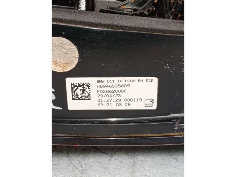 Recambio de piloto trasero derecho interior para bmw x1/ix1 u11 x1 sdrive18d referencia OEM IAM H8946535609 F03862000F 