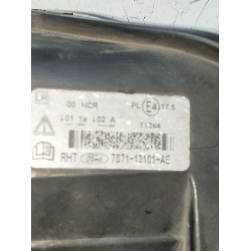 Recambio de faro izquierdo para ford mondeo iv turnier (ba7) 2.0 tdci referencia OEM IAM 7S7113101AE  