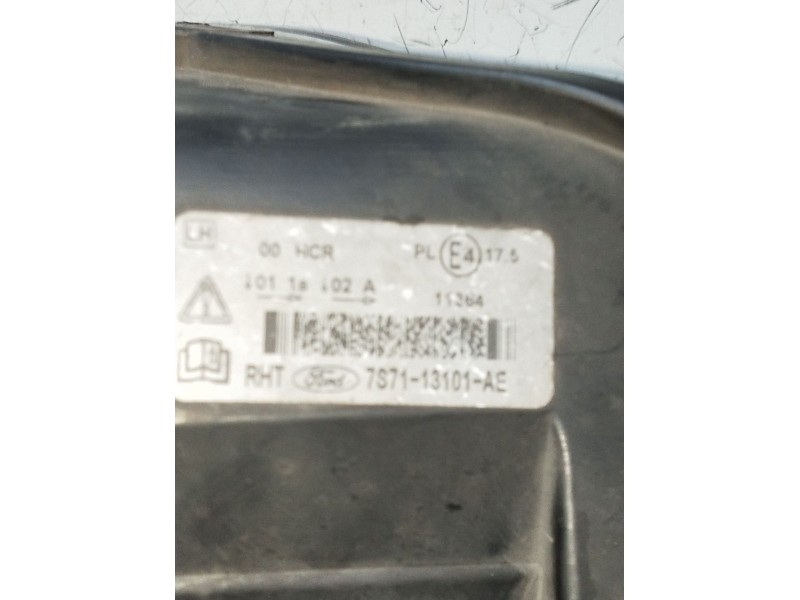 Recambio de faro izquierdo para ford mondeo iv turnier (ba7) 2.0 tdci referencia OEM IAM 7S7113101AE  