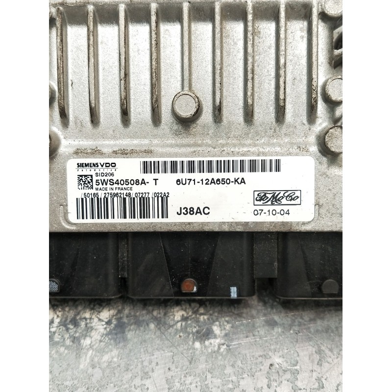Recambio de centralita motor uce para ford mondeo iv turnier (ba7) 2.0 tdci referencia OEM IAM 6U7112A650KA 5WS40508A 