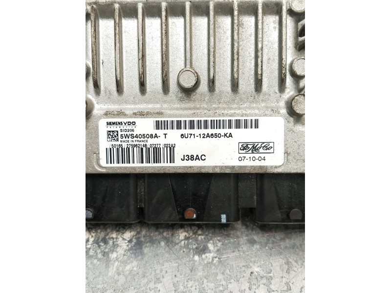 Recambio de centralita motor uce para ford mondeo iv turnier (ba7) 2.0 tdci referencia OEM IAM 6U7112A650KA 5WS40508A 