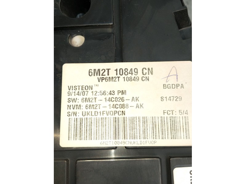 Recambio de cuadro instrumentos para ford mondeo iv turnier (ba7) 2.0 tdci referencia OEM IAM 6M2T10849CN 6M2T14C026AK 6M2T14C08