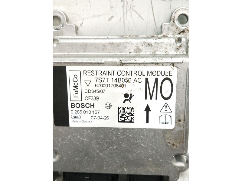 Recambio de centralita airbag para ford mondeo iv turnier (ba7) 2.0 tdci referencia OEM IAM 7S7T14B056AC 670001708401 0285010157