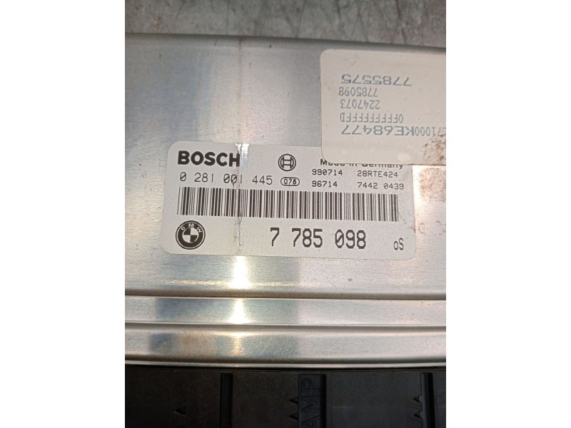 Recambio de centralita motor uce para bmw 3 (e46) 320 d referencia OEM IAM 0281001445 7785098 