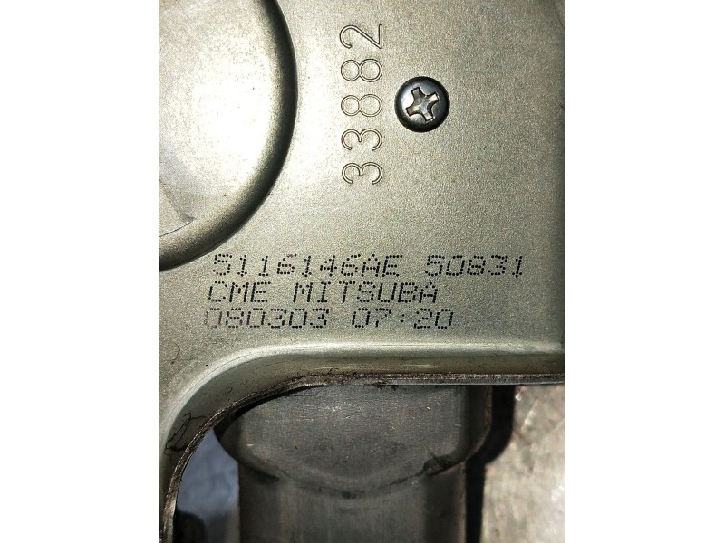 Recambio de motor limpia trasero para jeep compass (mk49) 2.0 crd 4x4 referencia OEM IAM 5116146AE  