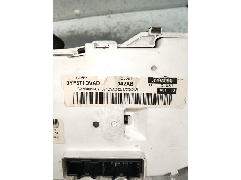 Recambio de cuadro instrumentos para jeep compass (mk49) 2.0 crd 4x4 referencia OEM IAM 05172342AB 3294060 00140917000001