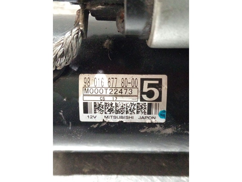 Recambio de motor arranque para citroën c4 picasso referencia OEM IAM 980166778000 M000T22473 