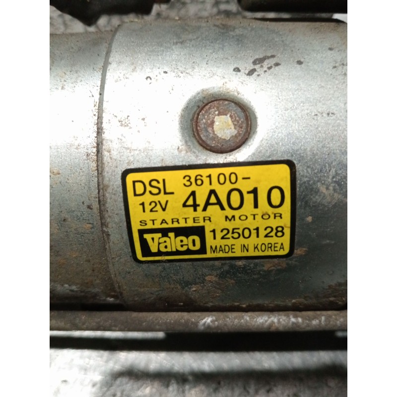 Recambio de motor arranque para kia sorento i (jc) 2.5 crdi referencia OEM IAM 361004A010 1250128 