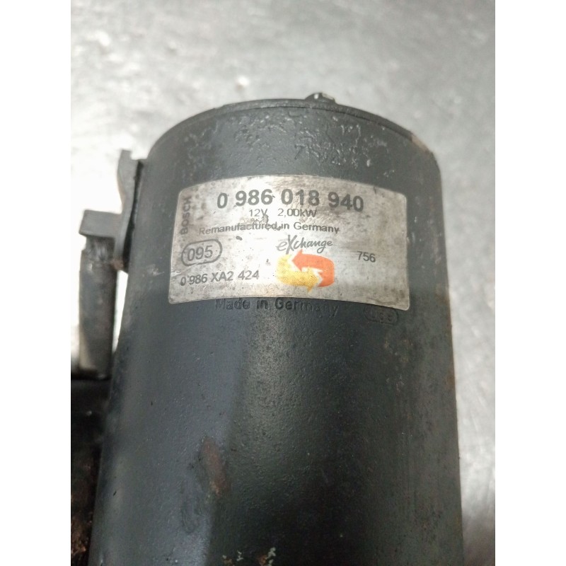 Recambio de motor arranque para volkswagen lt 28-46 ii caja/chasis (2dc, 2df, 2dg, 2dl, 2dm) 2.5 tdi referencia OEM IAM 09860189
