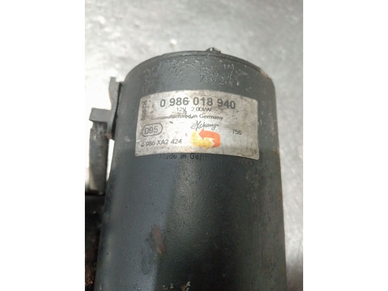 Recambio de motor arranque para volkswagen lt 28-46 ii caja/chasis (2dc, 2df, 2dg, 2dl, 2dm) 2.5 tdi referencia OEM IAM 09860189