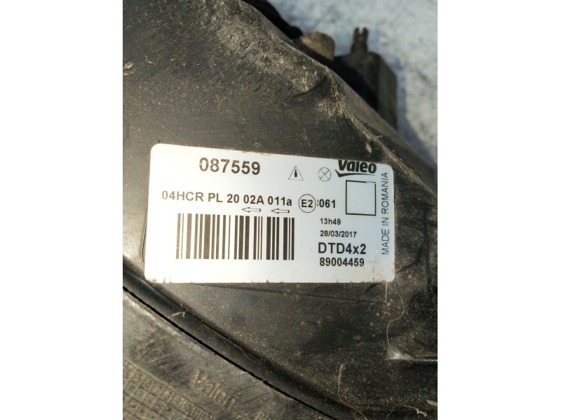 Recambio de faro derecho para renault scénic i monospace (ja0/1_, fa0_) 1.9 dti (ja1u) referencia OEM IAM 89004459 087559 