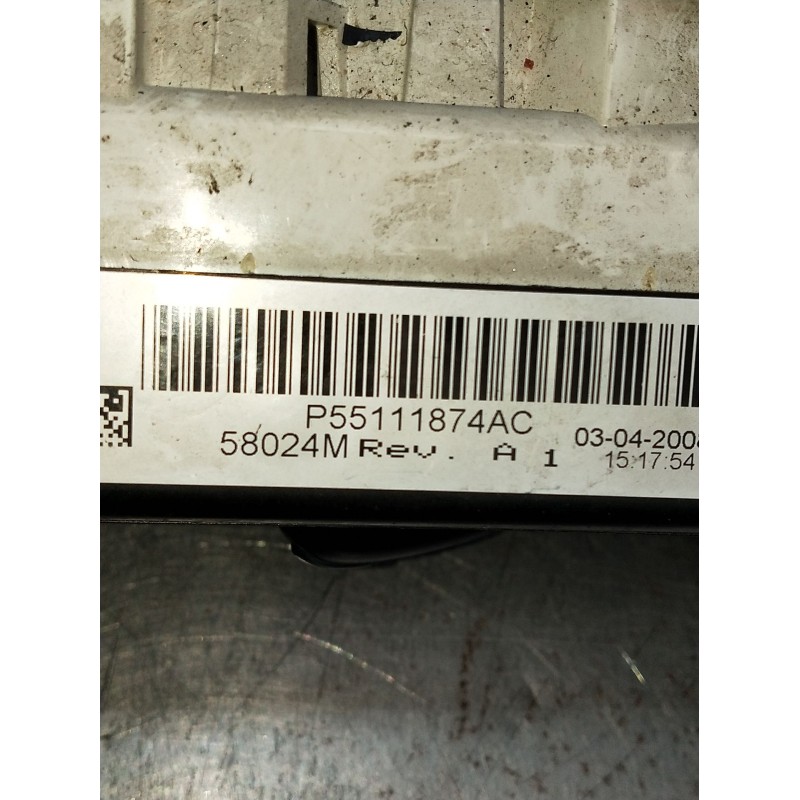 Recambio de mando calefaccion / aire acondicionado para jeep compass (mk49) 2.0 crd 4x4 referencia OEM IAM P55111874AC 58024M 