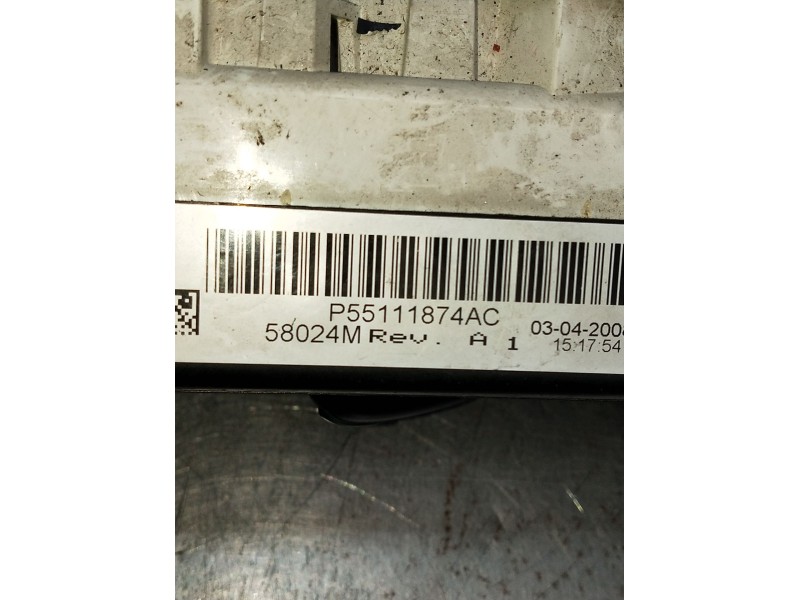 Recambio de mando calefaccion / aire acondicionado para jeep compass (mk49) 2.0 crd 4x4 referencia OEM IAM P55111874AC 58024M 