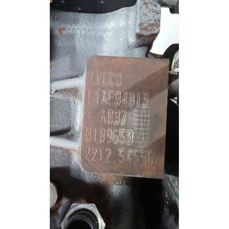 Recambio de motor completo para iveco daily v furgoneta 29s13, 29l13, 35c13, 35s13, 40c13, 40s13 referencia OEM IAM F1AE0481B A0