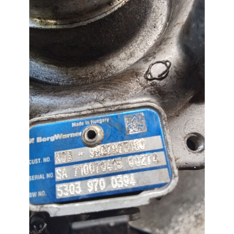 Recambio de turbocompresor para ford s-max (cj, wa6) 2.0 tdci referencia OEM IAM M03 9907873190 53039700394 