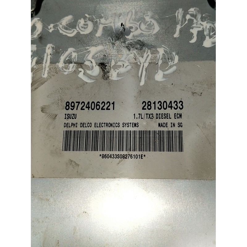 Recambio de centralita motor uce para opel combo tour 1.7 di 16v referencia OEM IAM 8972406221 28130433 