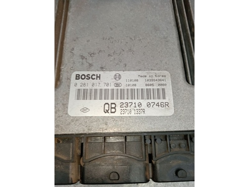 Recambio de centralita motor uce para renault koleos expression referencia OEM IAM 028101701 237100746R 1039S43641