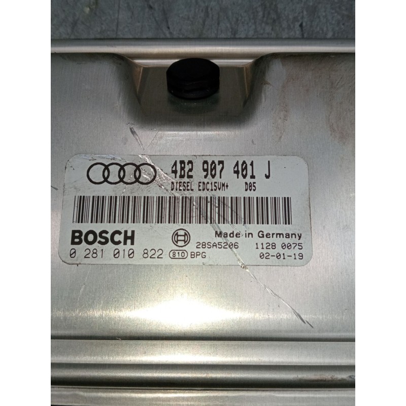 Recambio de centralita motor uce para audi a6 c5 (4b2, 4b4) 2.5 tdi quattro referencia OEM IAM 0281010822 4B2907401J 