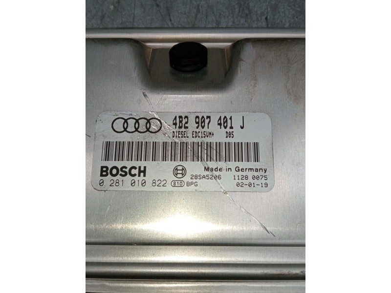 Recambio de centralita motor uce para audi a6 c5 (4b2, 4b4) 2.5 tdi quattro referencia OEM IAM 0281010822 4B2907401J 