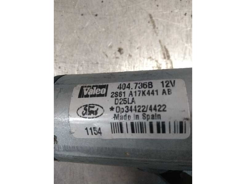 Recambio de motor limpia trasero para ford fiesta (cbk) ambiente referencia OEM IAM 404736B 2S611A17K441AB 