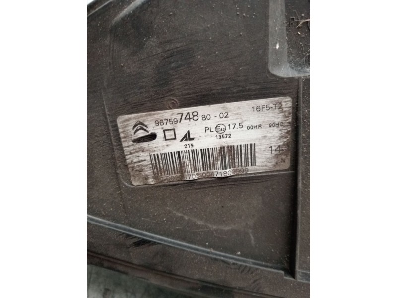 Recambio de faro derecho para citroën c4 picasso referencia OEM IAM 967597488002  