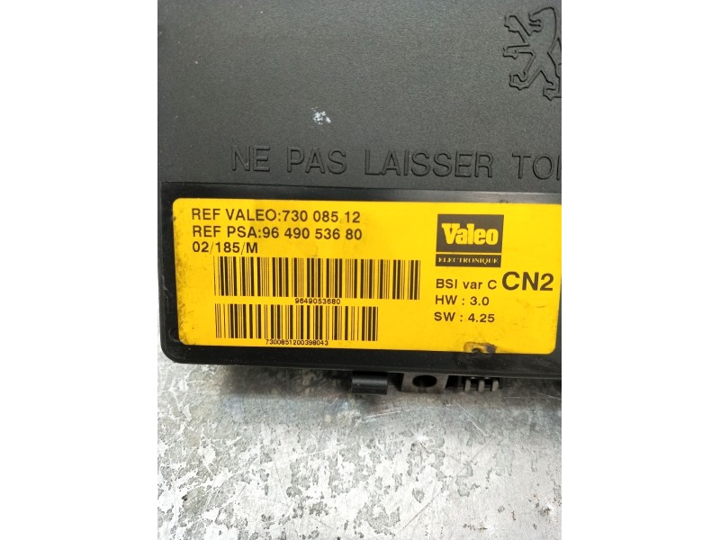 Recambio de caja reles / fusibles para citroën xsara (n1) 2.0 hdi 90 referencia OEM IAM 9649053680 73008512 