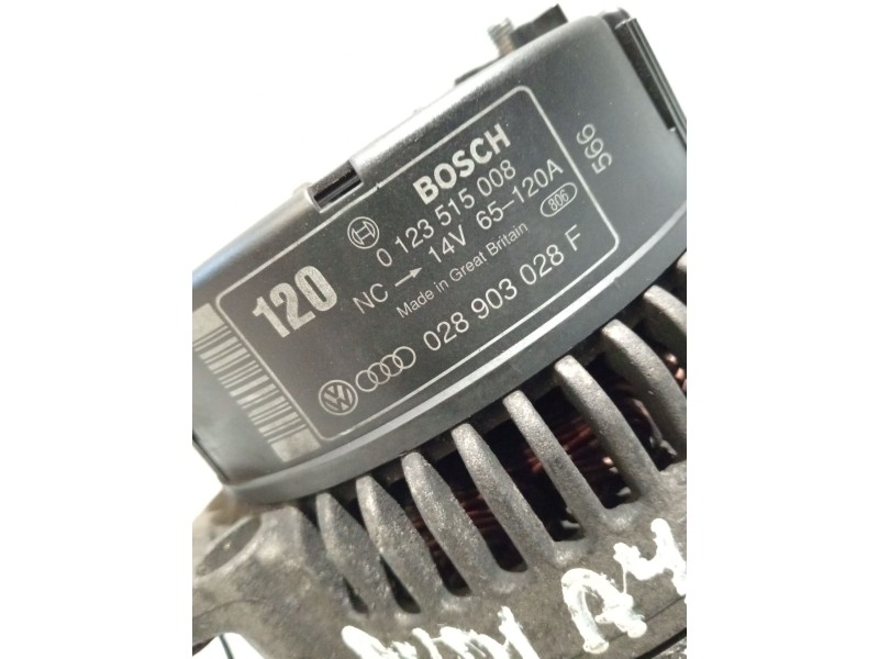 Recambio de alternador para audi a4 b5 (8d2) 1.9 tdi referencia OEM IAM 028903028F 0123515008 