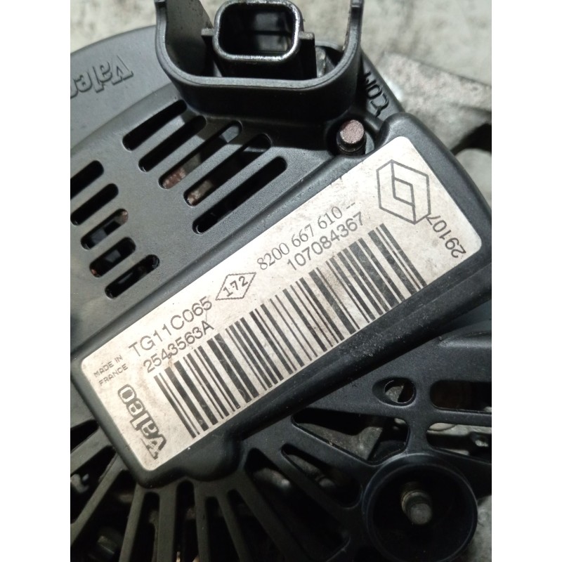 Recambio de alternador para renault grand scénic ii (jm0/1_) 1.9 dci (jm14) referencia OEM IAM 8200667610 2543563A 